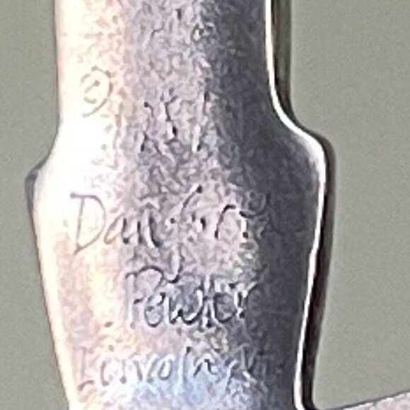 Vintage Danforth Pewter Candle Ornament (RARE) - Picture 7 of 7